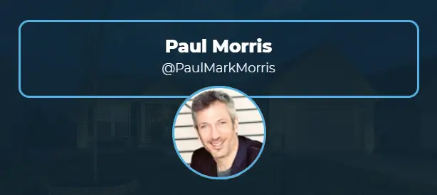 Paul Morris Twitter