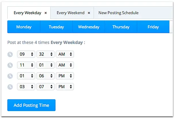 Social Media Scheduling Buffer