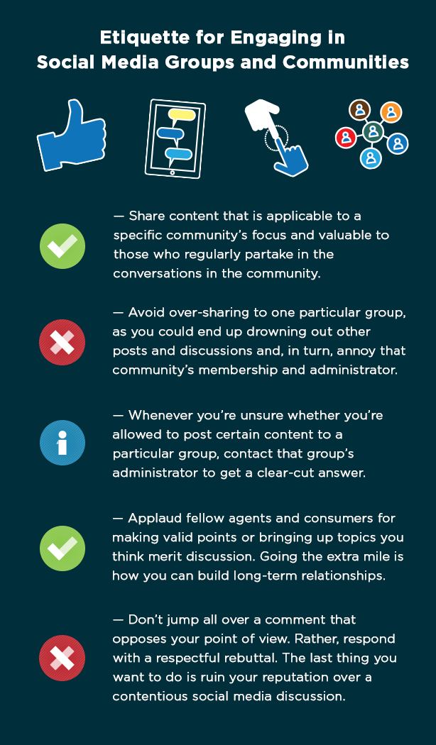 Real estate social media etiquette