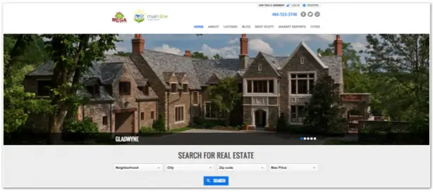 Mega Realty Placester real estate website