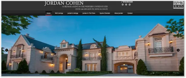 Jordan Cohen real estate website