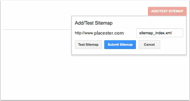 Add Sitemap in Google Webmaster Tools