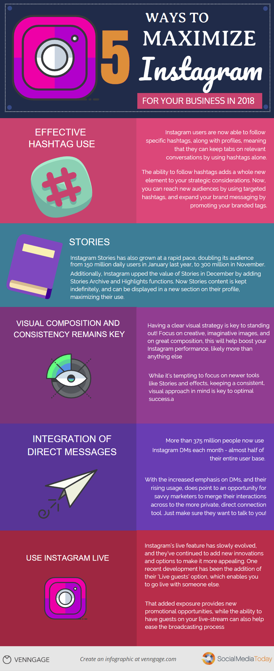 instagram for business infographic - real estate marketing news