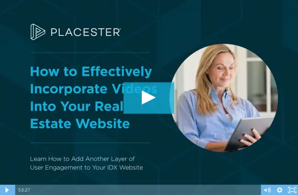 real estate video marketing strategy Placester webinar