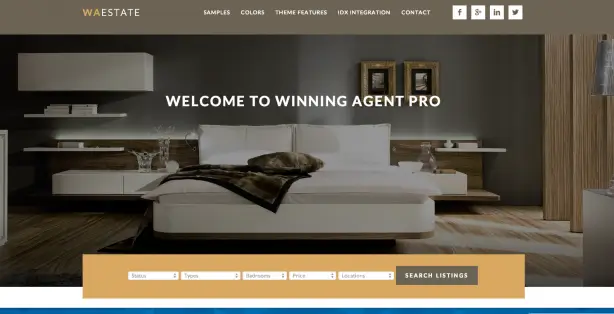 Winning Agent WordPress website theme