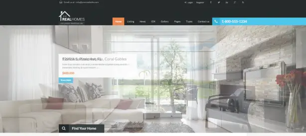 Real Homes WordPress website theme