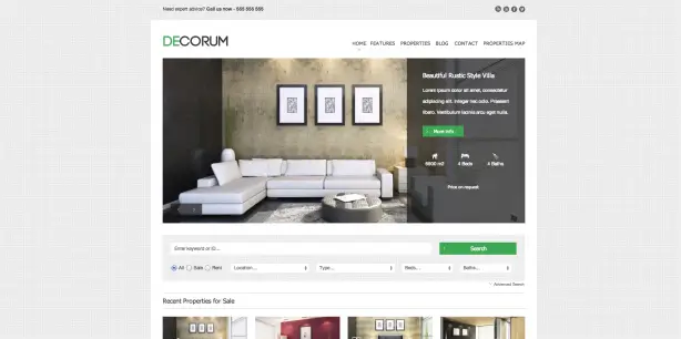 Decorum WordPress website theme