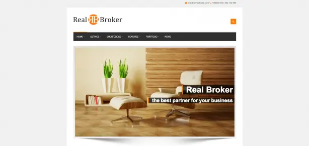 Realbroker WordPress website theme