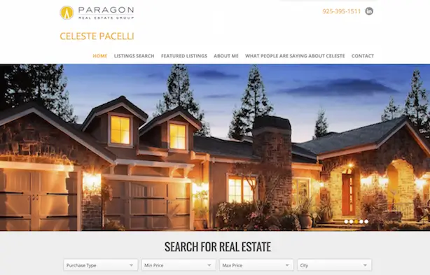 Placester real estate website Celeste Pacelli