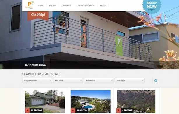 Placester real estate website Pier to Pier Brokers