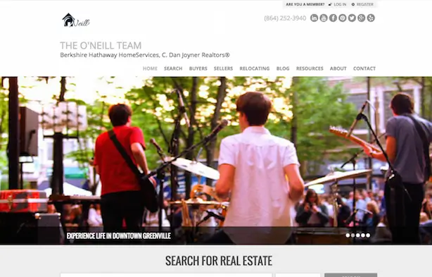 Placester real estate website O'Neill Realty