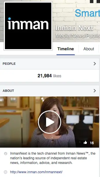 Facebook About Section Video