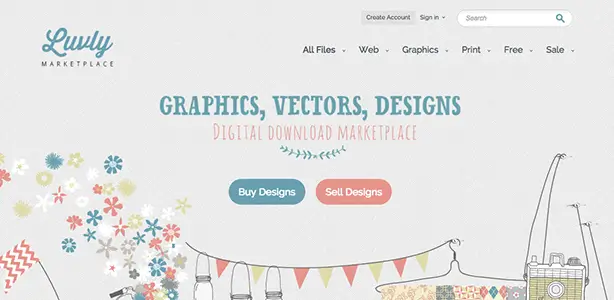 graphic design tools Luvly Marketplace