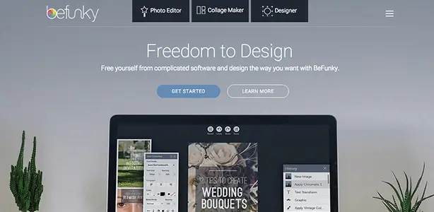 graphic design tools BeFunky