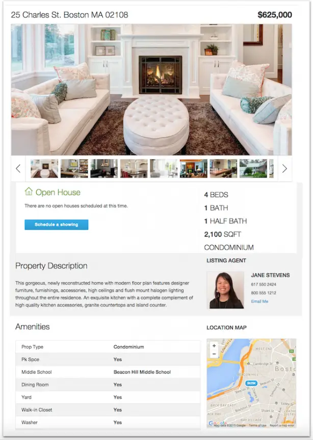 Placester real estate website optimization ideas single property sites