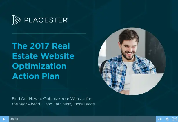 real estate website optimization action plan Placester webinar