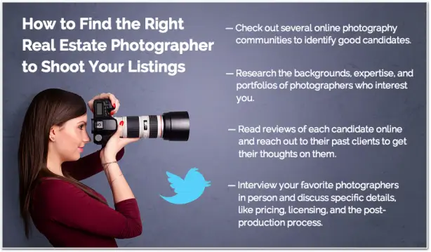 Tips hiring real estate photographer home listings