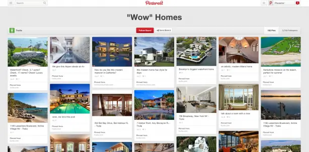 Trulia Pinterest board