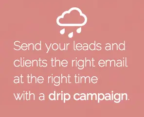 Drip campaign email