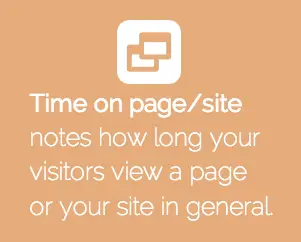 Time on page website