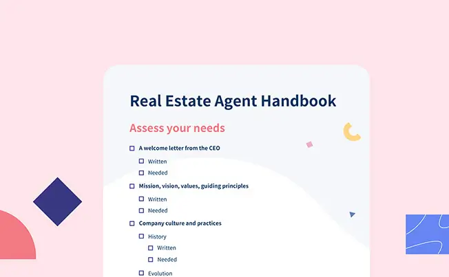 How to Create a Real Estate Agent Handbook: A Guide and Template