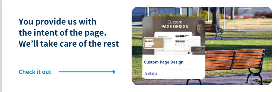 Custom Page Service Task Ad