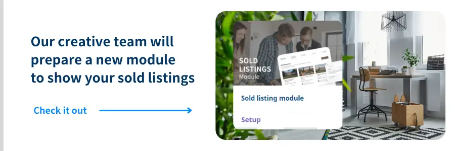 Sold Listing Module Service Task Ad